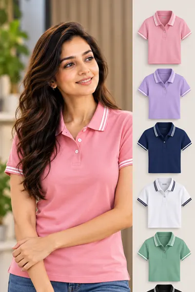 Collor based T-shirt for wemen